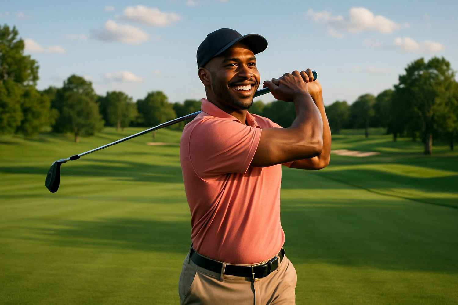 Man playing golf — Bobby Seamoss Focus mood gummies